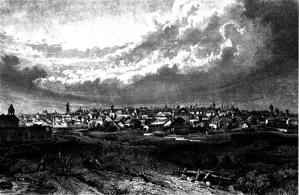Bucuresti panoramic c1850