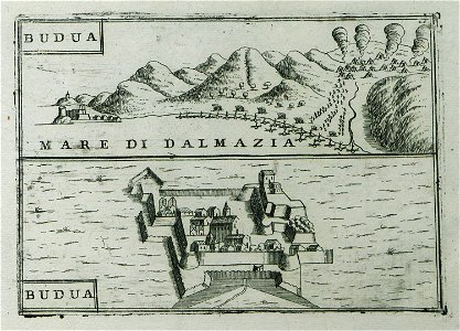 Budua - Coronelli Vincenzo - 1689
