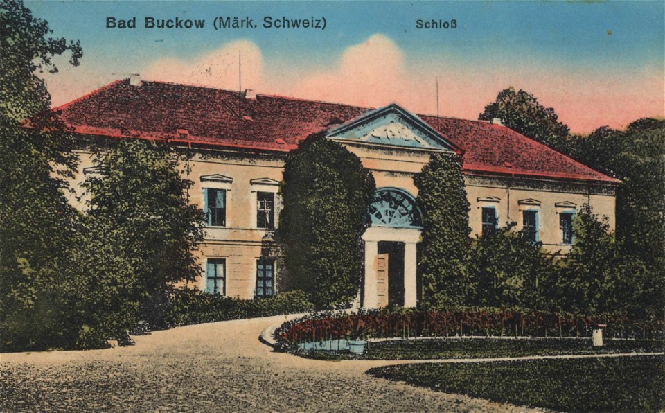 Buckow (Märk. Schweiz), Brandenburg - Schloss (Zeno Ansichtskarten)