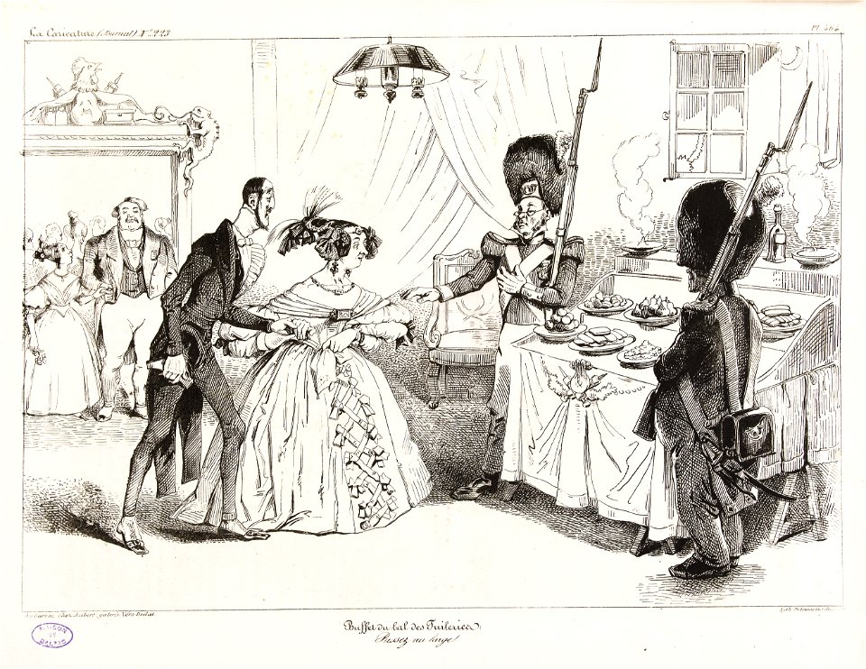 Buffet du bal des Tuileries