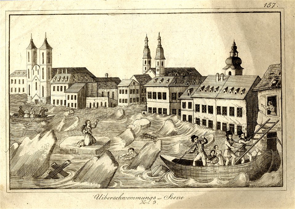Budapest Überschwemmungsszenen 1838 ubs G 0208 II 02