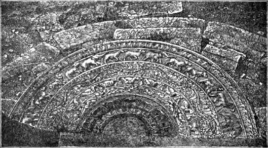Buddhist carving at Anuradhapura - Page 320 - History of India Vol 1 (1906)