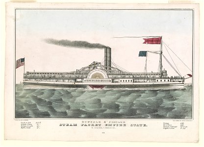 Buffalo & Chicago steam packet empire state- M. Hazard, Commander LCCN90713028