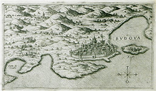 Budva - Rosaccio Giuseppe - 1598
