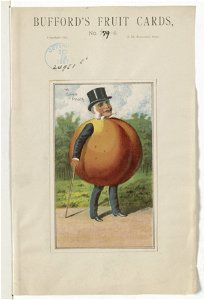 Bufford's fruit cards, no. 779-6 (peach) - Bufford. LCCN2013646755