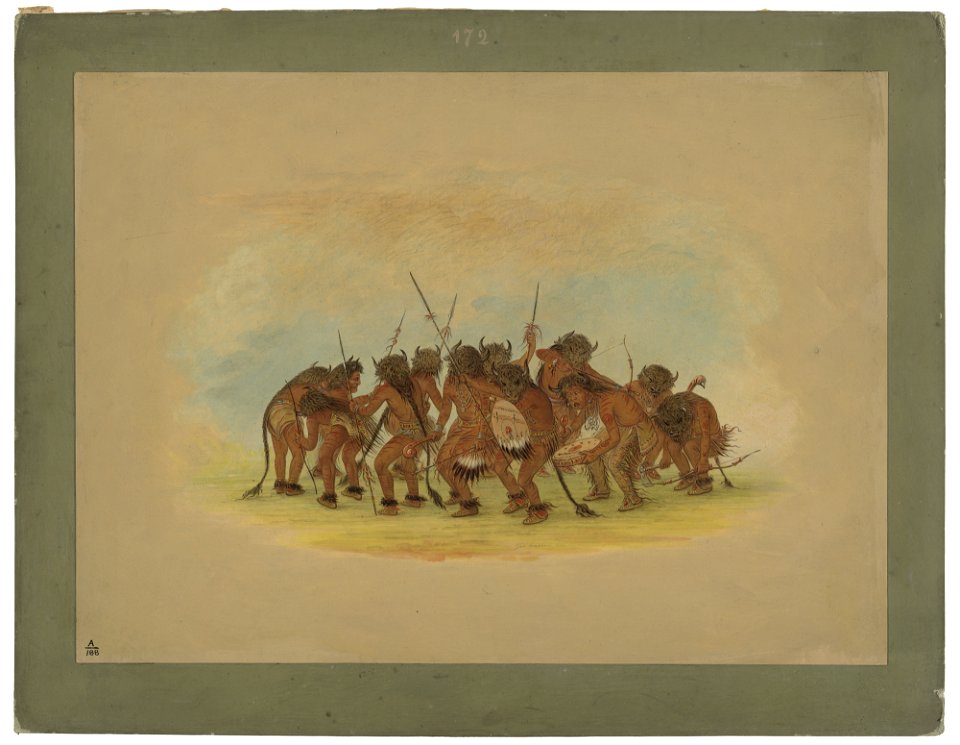 Buffalo Dance - Mandan C16948