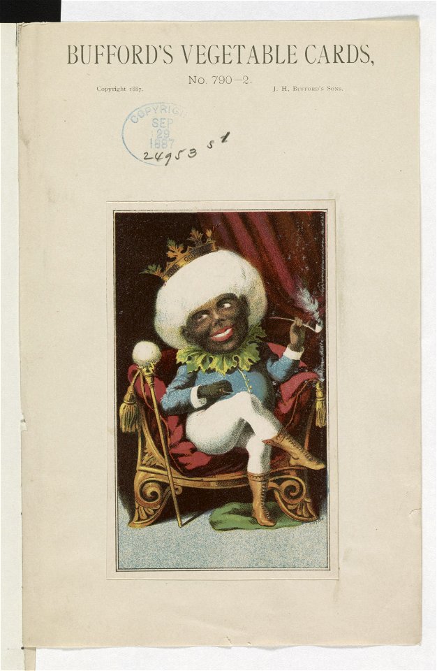 Bufford's vegetable cards, no. 790-2 (cotton) - Bufford. LCCN2013646763