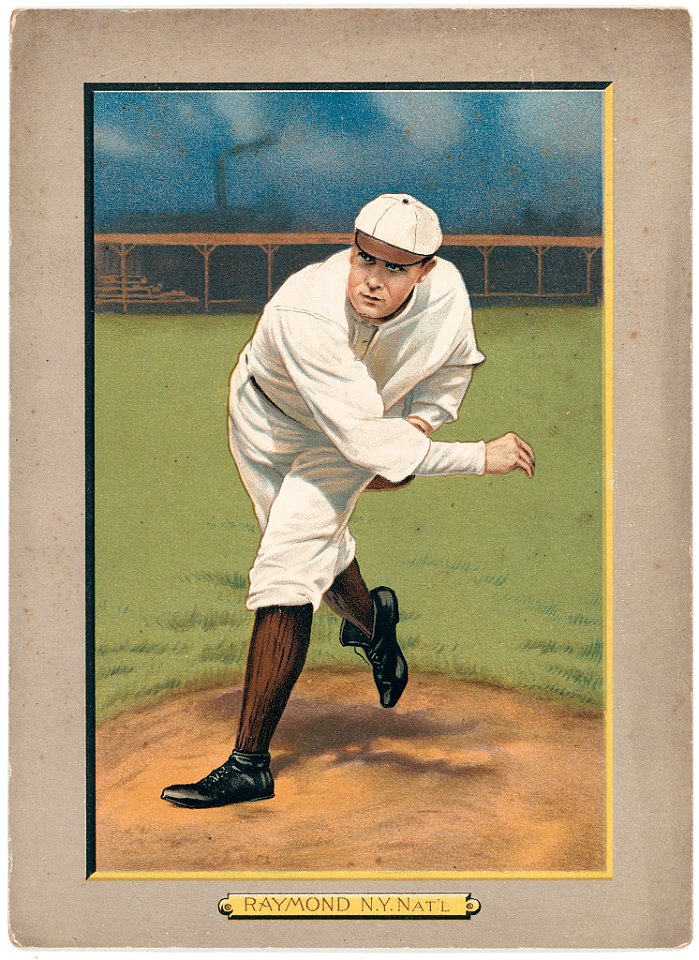 Bugs Raymond, New York Giants, baseball card portrait LCCN2007685634