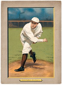 Bugs Raymond, New York Giants, baseball card portrait LCCN2007685634