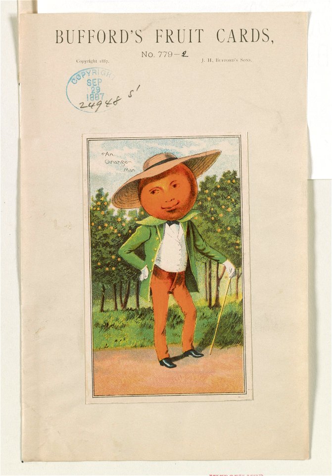 Bufford's fruit cards, no. 779-2 (orange) - Bufford. LCCN2013646758