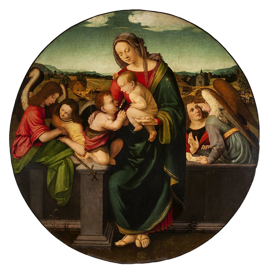 Bugiardini - Madonna and Child with the Young Saint John the Baptist and Angels, ca. 1515