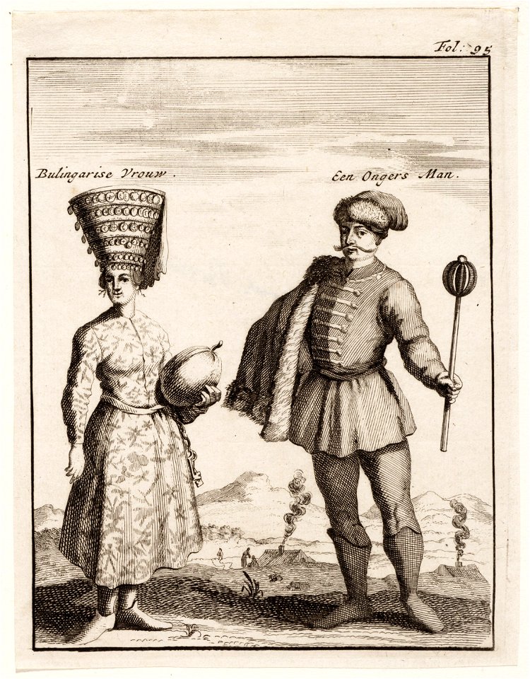 Buligarise vrouw, een Ongers man, objectnr A 19689