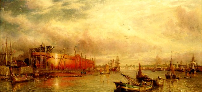 Building the 'Great Leviathan' (the 'Great Eastern') RMG BHC3384