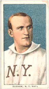 Bull Durham, New York Giants, baseball card portrait LCCN2008676486