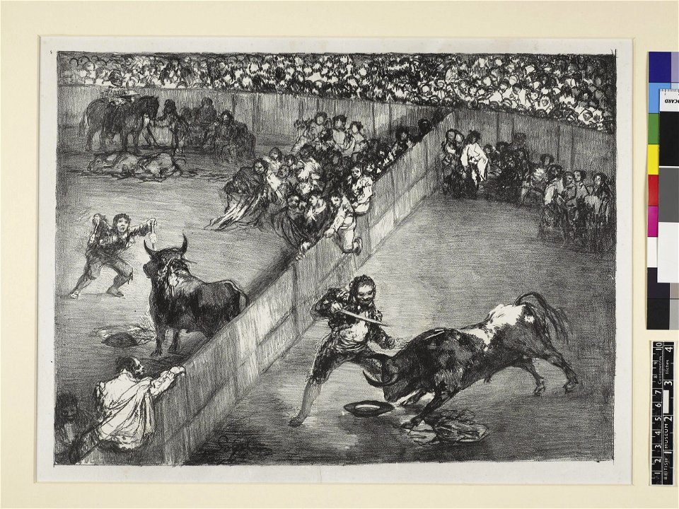 Bullfight in a divided ring (BM 1975,1025.426 2)