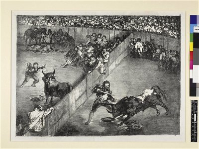 Bullfight in a divided ring (BM 1975,1025.426 2)