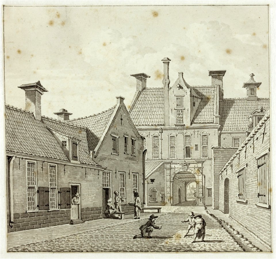 Bulthuis - Gardepoort vanuit Turfstraat