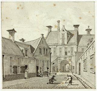 Bulthuis - Gardepoort vanuit Turfstraat