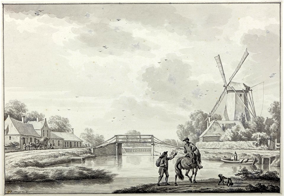 Bulthuis - Noorderhoogebrug buiten de Ebbingepoort