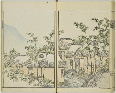 Bunpo sansui gafu 文鳳山水画譜 (Bunpo's Landscape Painting Manual) (BM 1979,0305,0.519 3)