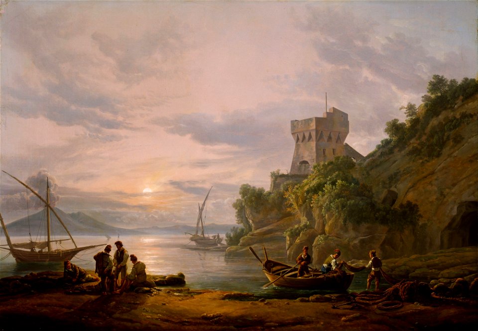 Peter Bull - Coast near Castellammare. Copy after J.C. Dahl - NG.M.01625 - National Museum of Art, Architecture and Design