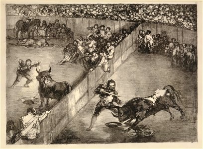 Bullfight in a divided ring (BM 1975,1025.430)