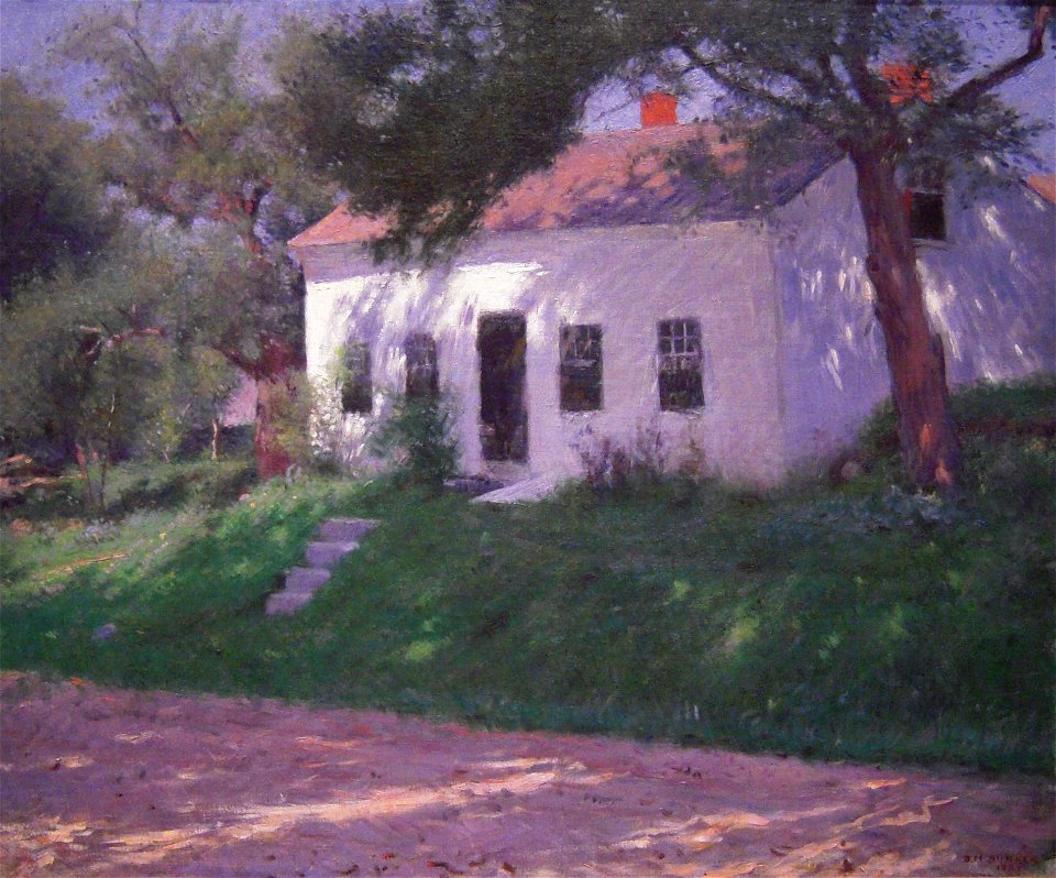 Dennis Miller Bunker, Roadside Cottage, 1889