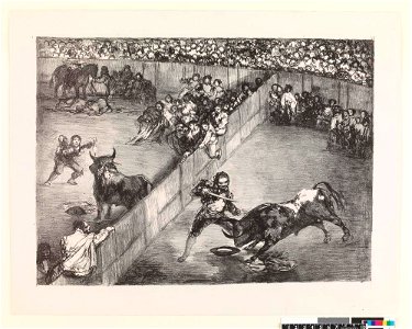 Bullfight in a divided ring (BM 1876,0510.361)