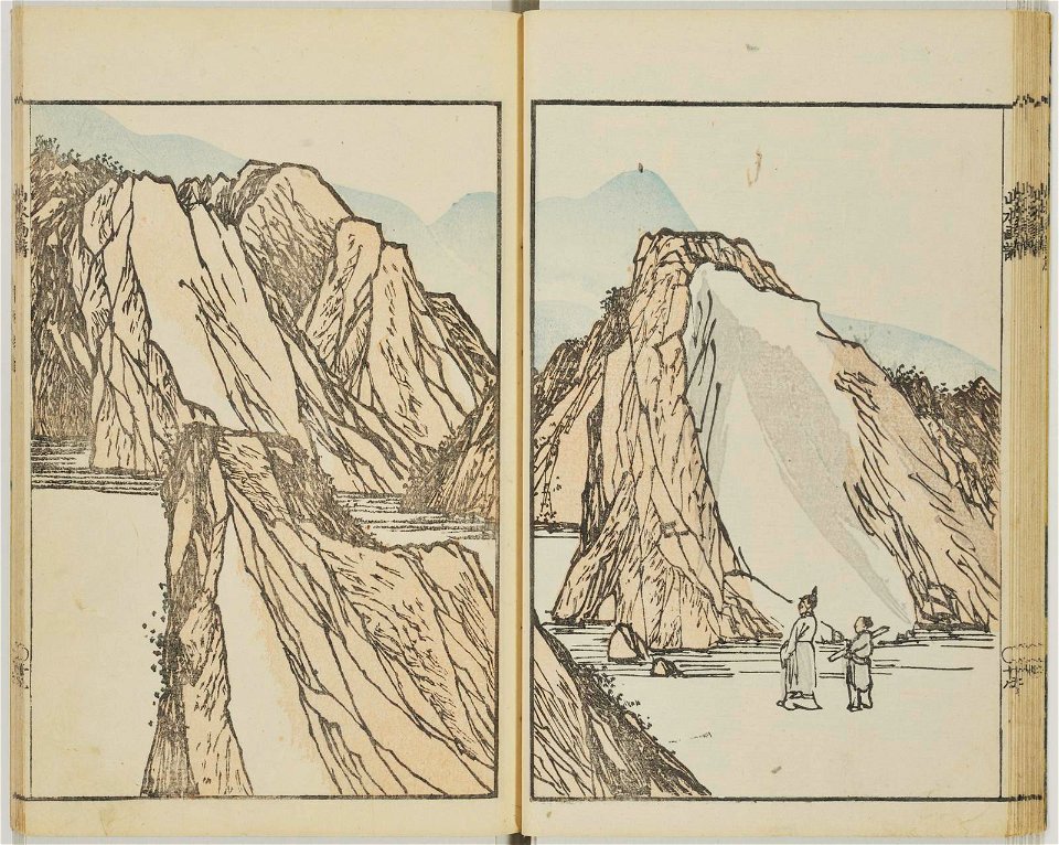 Bunpo sansui gafu 文鳳山水画譜 (Bunpo's Landscape Painting Manual) (BM 1979,0305,0.519 20)