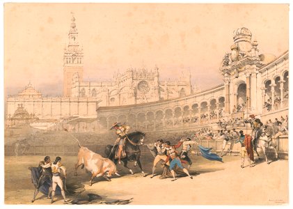 Bull fight, Seville LCCN2003674543