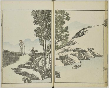 Bunpo sansui gafu 文鳳山水画譜 (Bunpo's Landscape Painting Manual) (BM 1979,0305,0.519 14)