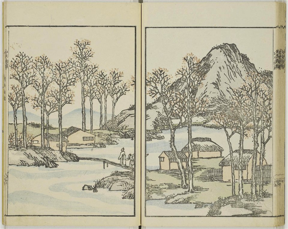 Bunpo sansui gafu 文鳳山水画譜 (Bunpo's Landscape Painting Manual) (BM 1979,0305,0.519 2)