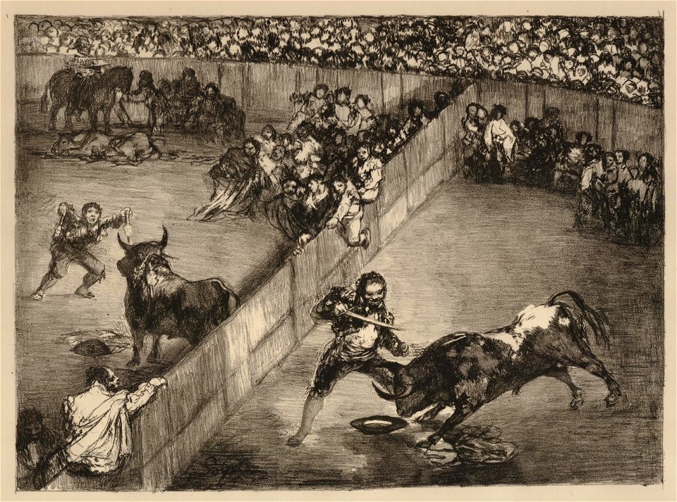 Bullfight in a divided ring (BM 1876,0510.361 1)