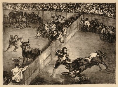 Bullfight in a divided ring (BM 1876,0510.361 1)