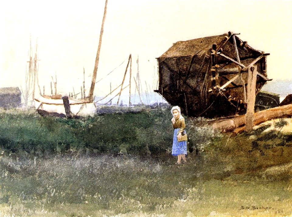 Dennis Miller Bunker - The Fisher Girl, Nantucket