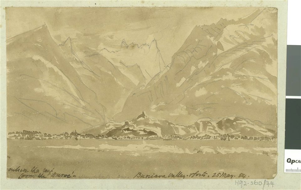 Buniava Valley. & forts. 25 May. 54, C. J. La Trobe