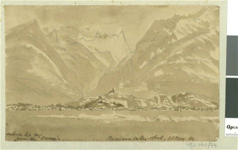 Buniava Valley. & forts. 25 May. 54, C. J. La Trobe