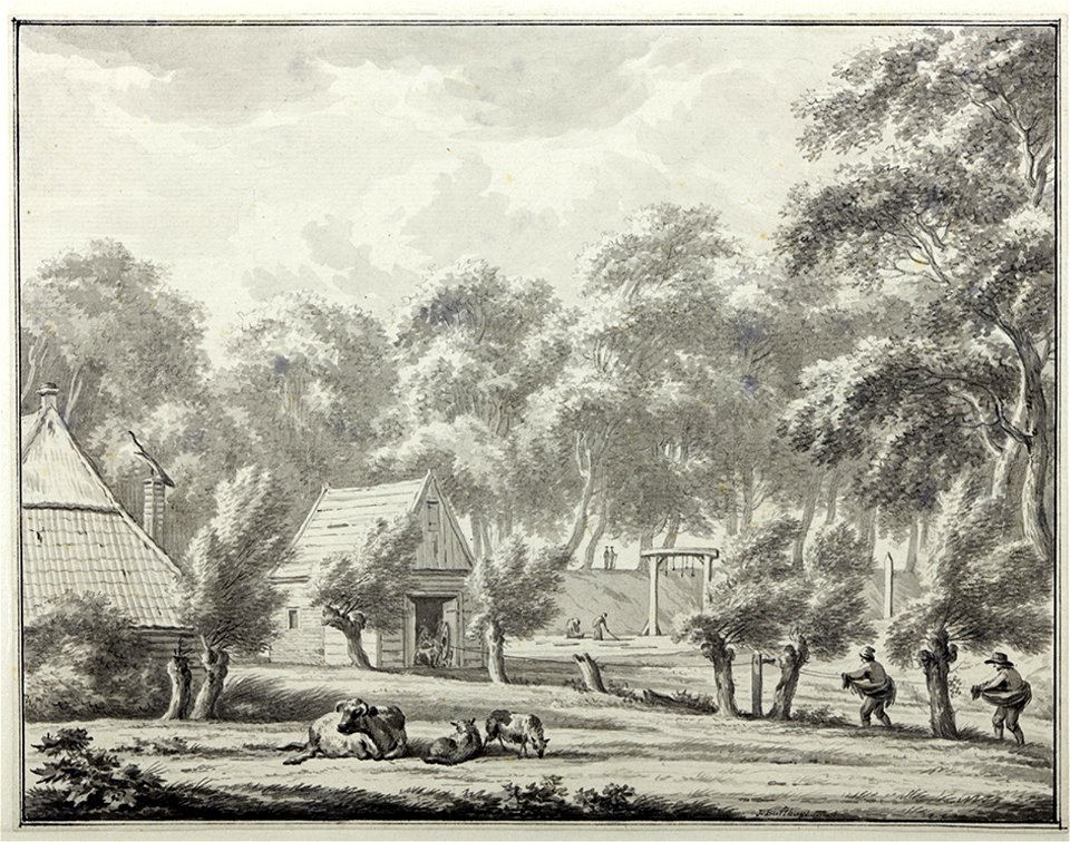 Bulthuis - Jacobijner- of Galgendwinger met lijnbaan en militaire gerechtsplaats