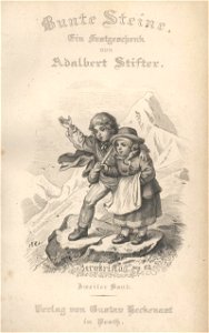 Bunte Steine 1853 - Frontispiz 2