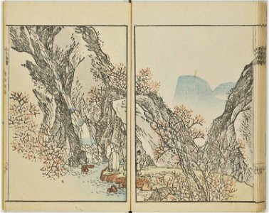 Bunpo sansui gafu 文鳳山水画譜 (Bunpo's Landscape Painting Manual) (BM 1979,0305,0.519 6)