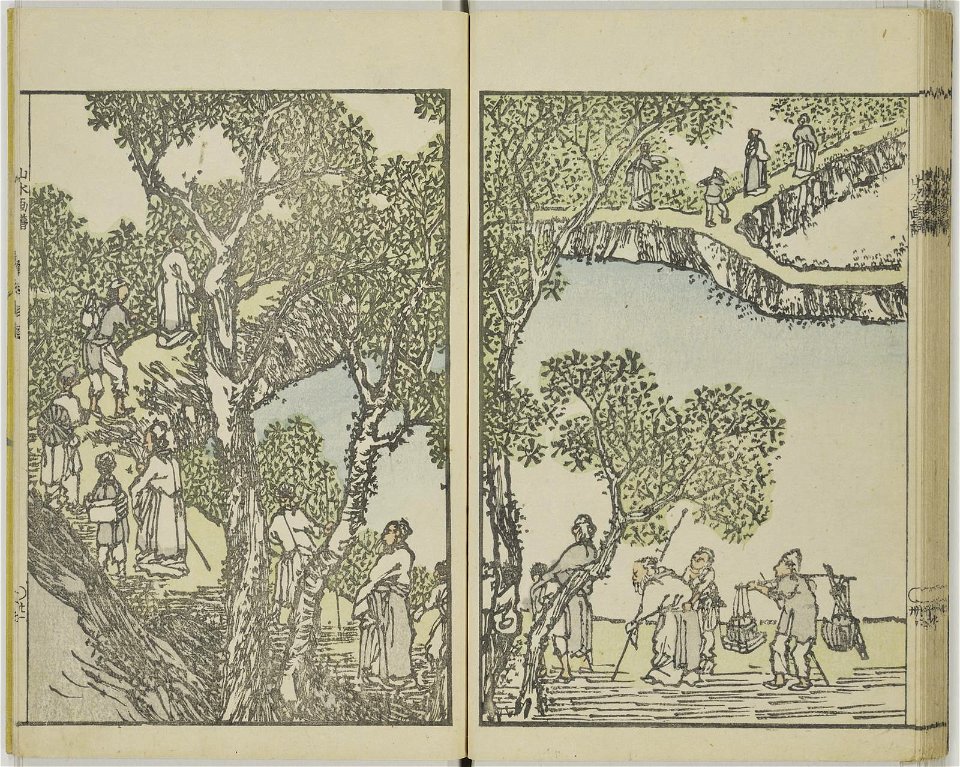 Bunpo sansui gafu 文鳳山水画譜 (Bunpo's Landscape Painting Manual) (BM 1979,0305,0.519 34)