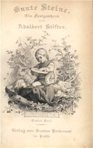 Bunte Steine 1853 - Frontispiz 1