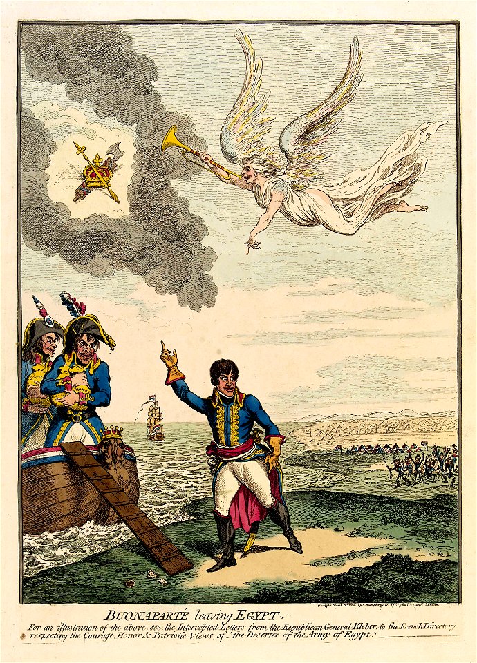 Buonaparte leaving Egypt RMG PW3965