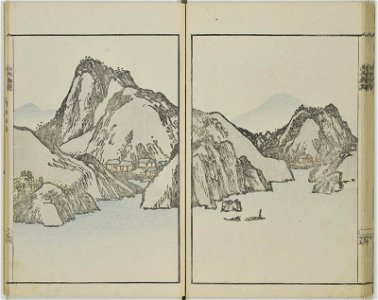 Bunpo sansui gafu 文鳳山水画譜 (Bunpo's Landscape Painting Manual) (BM 1979,0305,0.519 33)