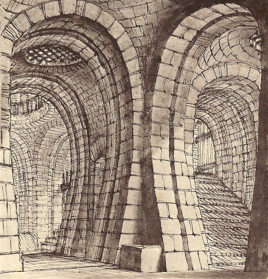 Burggewölbe für die Bühne München, Graphische Sammlung