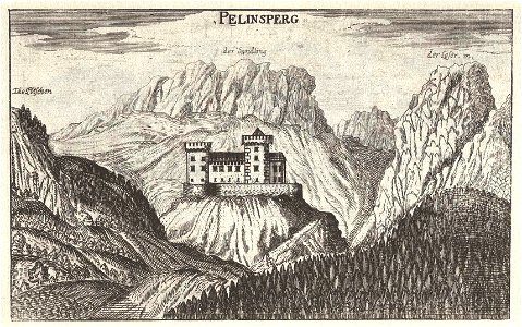 Burg Pflindsberg Altaussee. Free illustration for personal and commercial use.