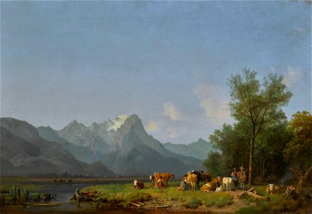 Heinrich Bürkel - Garmisch und das Wettersteingebirge