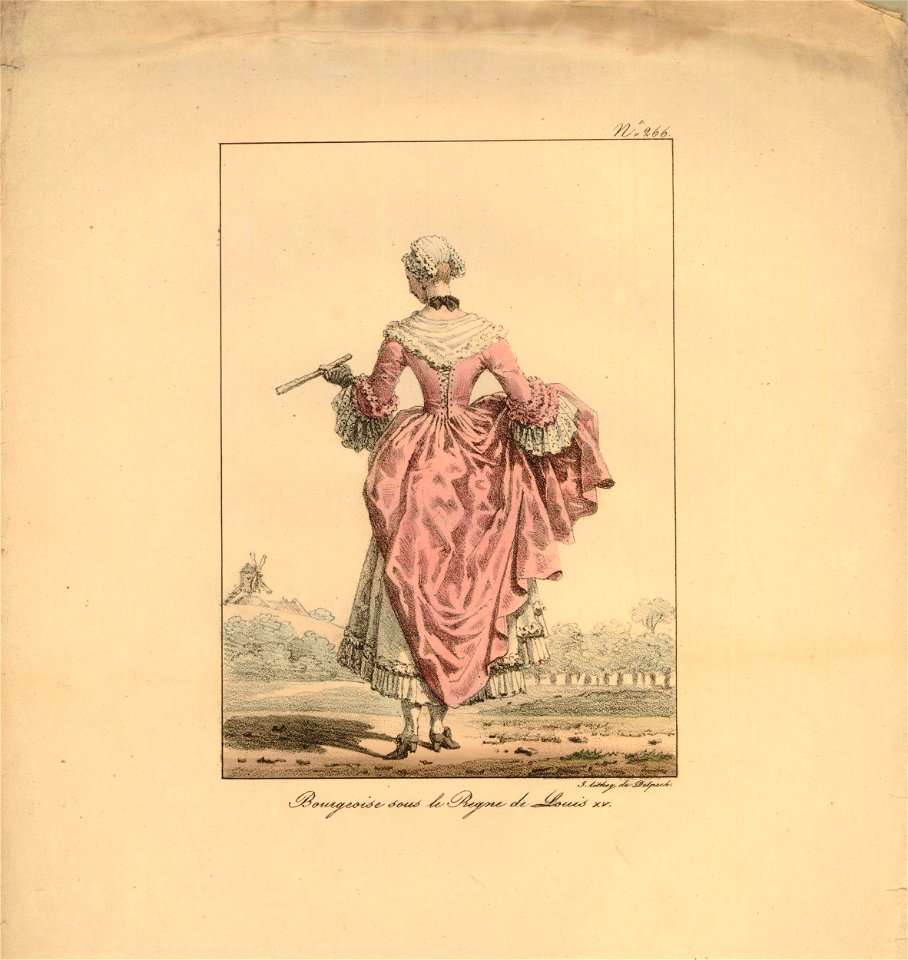 Burgeoise sous le Regne de Louis XV (BM 1887,0311.10)