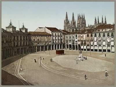 Burgos. Plaza Mayor LCCN2017660385