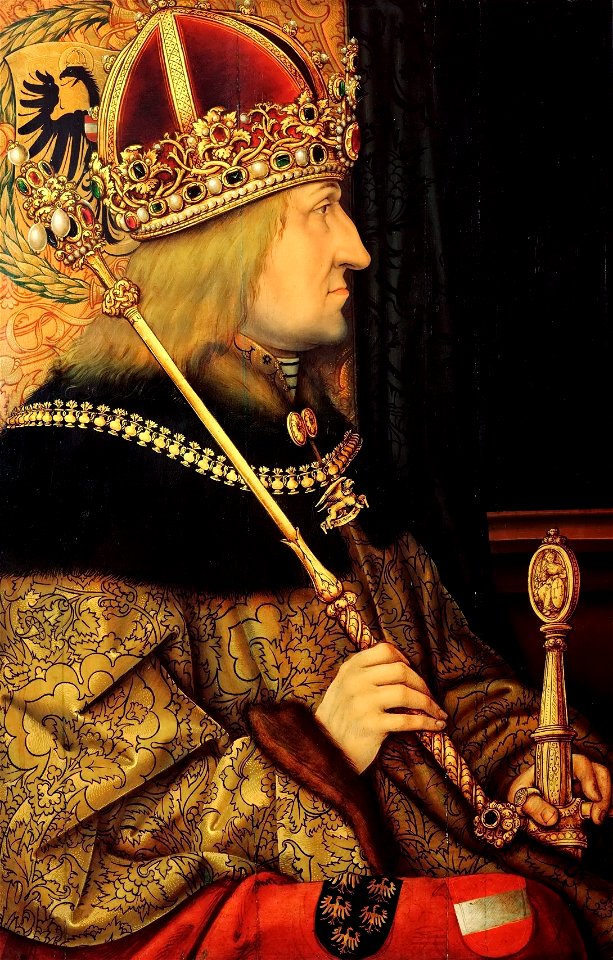 Hans Burgkmair d. Ä. (zugeschr.) - Bildnis Kaiser Friedrich III